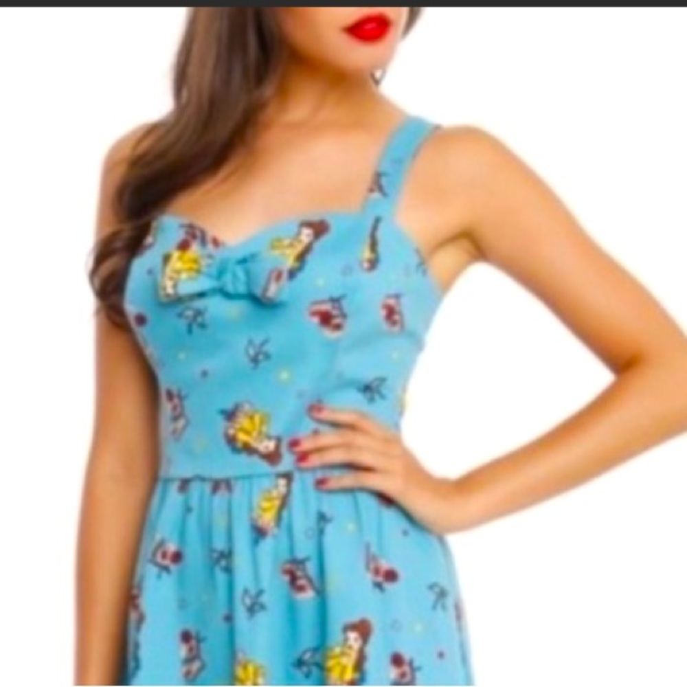 NWOT Last Chance Disney Beauty and the Beast Belle Pin-up Style Dress